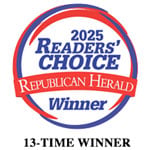2025 Reader's Choice | Republican Herald Winner | 13-Time Winner
