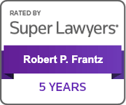 Rated By | Super Lawyers | Robert P. Frantz | 5 Years