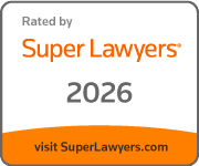 Rated By | Super Lawyers | 2026 | visit SuperLawyers.com